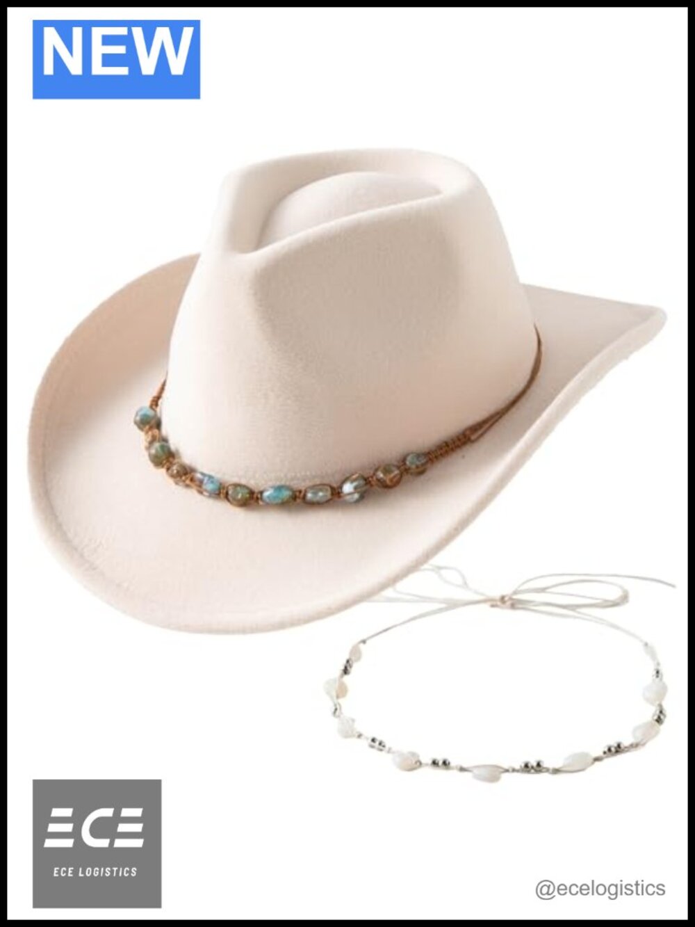 Jastore Kids Western Cowboy Hat Polyester Wool Felt Fedora